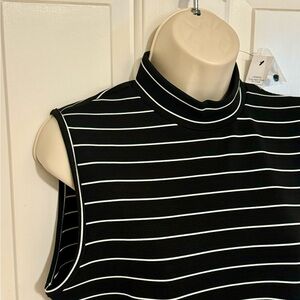 Black and White Stripped Dress